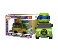 Funko Pop Ride SUPDLX! Película: Tortuga Ninja Mutante Adolescente - Leonardo in Van (Exc), Figura de Vinilo Coleccionable - 73578