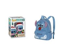 Funko Lilo & Stitch Stitch con Luces Holiday 1504 - Figura Pop, Disney Mochila Heady 24.5×29 cm 8L Azul Stitch