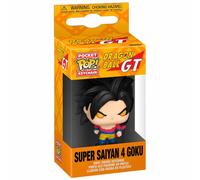 FUNKO | Llavero Pocket Pop DRAGON BALL SAIYAN 4 GOKU Coleccionable de Edición - Figura Funko Diseño Detallado y Realista de Personajes Icónicos, o Decorar