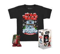 Funko Loungefly Pocket Pop & tee: Star Wars - Holiday R2D2 - Metálico - Medium