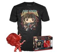 Funko Loungefly Pop! & tee: Stranger Things - Hunter Eddie con Guitar - XL - Camiseta con Figuras Miniaturas Coleccionables - Idea De Regalo - Juguetes Y Franela De Manga Corta para Adultos Hombres