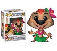 Funko Luau Timon + Pop Protector: El Rey León Disney Pop! Figura de vinilo de animación (juego de regalo incluido con caja protectora de la marca ToyBop)