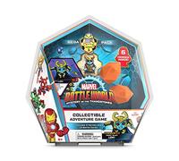 Funko Marvel Battleworld: Serie 1 Mystery of The Thanostones Mega Pack - Loki (Incluye 5 héroes coleccionables + 1 Exclusivo + 13 Cartas de Batalla) - Ideal para Mayores de 6 años