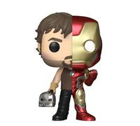 Funko Marvel: Figuras de vinilo divididas de Tony Stark/Iron Man Pop