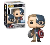 Funko Marvel: Infinity Saga - Figura de vinilo de Cap/Steve Split Pop RS