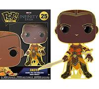 Loungefly POP! Pin De Esmalte De Esmalte Grande MARVEL INFINITY SAGA: OKOYE - Okoye - Avengers Infinity War Pin De Esmalte - Broche Imperdible Coleccionable - Para Mochilas & Bolsas - Idea Para Regalo