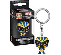 Funko Marvel Luchadores Wolverine - Marvel Luchadores - Xmen - Llavero - Minifigura de Vinilo Coleccionable Llavero Original - Relleno de Calcetines - Idea de Regalo- Mercancia Oficial - Minifigura