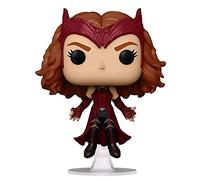 Funko Marvel'S WandaVision Scarlet Witch Flying Pop! Vinilo con un Pop! Ecotek Box Protector