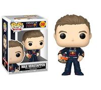 Funko Max Verstappen - Figura de vinilo con casco y traje de carreras azul + protector pop: Formula 1 Pop! Figura de vinilo (juego de regalo incluido con caja protectora de la marca ToyBop)