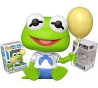Funko Muppet Babies Baby Kermit the Frog con globo + ToyBop Protector: Pop! Figura de vinilo de animación de TV (incluye estuche de coleccionista Pro-Deluxe Pop Protector Caja de regalo)