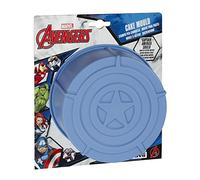 Funko MV03397 MARVEL Cake Mold: Silicone: Captain America Shield, Blue, 50 x 33.5 x 30 cm