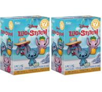 Funko Mystery Mini: Lilo & Stitch - Stitch Superhero, Badness Level, Frustrated and More - 1 of 12 to Collect - Styles May Vary - Figura de Vinilo Coleccionable - Idea de Regalo - Mercancía Oficial