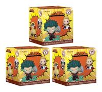 Funko Mystery Mini - My Hero Academia (MHA) - (MHA) - 1 de 12 para coleccionar - Los estilos varían - Figura de vinilo coleccionable - Idea de regalo - Producto oficial - Paquete de 3