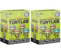 Funko Mystery Mini: Teenage Mutant Ninja Turtles 2 - TMNT - Donatello, Leonardo, Raphael and More - 1 of 12 to Collect - Styles Vary - Figura de Vinilo Coleccionable - Idea de Regalo (Paquete de 2)