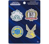 Loungefly funko 4 pack pin set: mha - u.a. high school - ua high - my