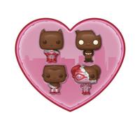 Funko Llavero Pocket Pop! DC Valentines Box 4 Paquete Batman (Choc) Coleccionable Mercancía oficial