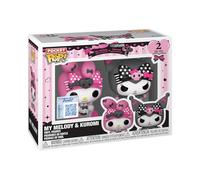 Funko Pocket Pop! Hello Kitty - (Kuromi + 20th) - K/Mystery Mini - K/Mystery Mini 2 Pack - (SE) - Llavero - Minifigura de Vinilo Coleccionable Llavero Original - Relleno de Calcetines