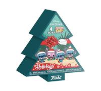 Funko Pocket Pop! Keychain: Lilo & Stitch Holiday 4 Pack Tree Box | Merchandising Oficial de Cartoon/Animation - Llavero Mini Figura para Llaves, Bolsos y Mochilas - Regalo Original para Fans