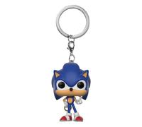 Funko Pocket Pop! Keychain: Sonic The Hedgehog: Sonic The Hedgehog with Ring - Minifigura de Vinilo Coleccionable Llavero Original - Relleno de Calcetines - Idea de Regalo- Mercancia Oficial