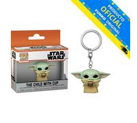 FUNKO POCKET POP! LLAVERO: THE MANDALORIAN - EL NIÑO CON , 53042, TIENDA CON LICENCIA OFICIAL, FIGURA, JUGUETE, , VINILO, 100% ORIGINAL, GROGU, DE , STAR WARS, DISNEY, BABY YODA