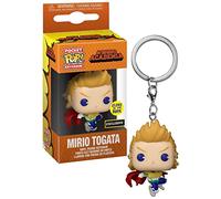Funko Pocket Pop! My Hero Academia Animation - Llavero de Mirio Togata que brilla en la oscuridad exclusivo