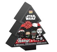 Funko Pocket Pop! Star Wars - Darth Vader - Tree Holiday Box - Llavero - Minifigura de Vinilo Coleccionable Llavero Original - Relleno de Calcetines - Idea de Regalo- Mercancia Oficial