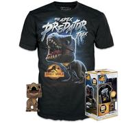 Funko Pocket Pop! & tee: Arcadia - Trex - Medium - Jurassic World - Camiseta, Franela - Ropa con Minifigura de Vinilo Coleccionable - Idea de Regalo - Juguetes y Camiseta de Manga Corta para Adultos