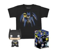 Funko Pocket Pop! & tee: DC - Batman - Extra - para Chicos - Extra Large - XL - DC Comics - Camiseta, Franela - Ropa con Minifigura de Vinilo Coleccionable - Idea de Regalo para Adultos Hombres