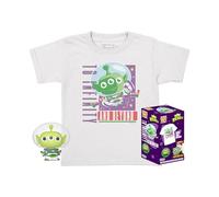 Funko Pocket Pop! & tee: Disney - Alien Buzz Lightyear - para Chicos - Medium - Disney: Toy Story - Camiseta, Franela - Ropa con Minifigura de Vinilo Coleccionable - Idea de Regalo para Adultos