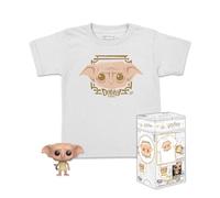 Funko Pocket Pop! & tee: Harry Potter - Dobby - para Chicos - Large - (L) - Camiseta, Franela - Ropa con Minifigura de Vinilo Coleccionable - Idea de Regalo - Juguetes y Camiseta de Manga Corta