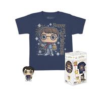 Funko pocket pop! & tee: harry potter - holiday harry - para chicos -