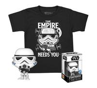 Funko pocket pop! & tee: sw - stormtrooper - para chicos - large - (l)