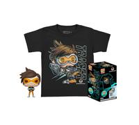 Funko pocket pop & tee! tracer m - kids - overwatch