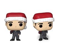 Funko Pocket Pop! The Office - Michael Scott - Tree Holiday Box 4 Pieces - Llavero - Minifigura de Vinilo Coleccionable Llavero Original - Relleno de Calcetines - Idea de Regalo - TV Fans