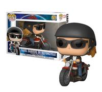 Funko Pop 57 Carol Danvers En Moto Figura Grande Captain Marvel