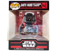 Funko Pop 742 Star Wars Darth Vader Con Tie Advanced 1x Caza Estelar En OVP