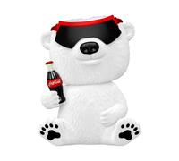 Funko Pop! Ad Icons: Coke - Coca Cola Polar Bear Bear - (90's) - Afelpado - Coca-Cola - Exclusiva Amazon - Figura de Vinilo Coleccionable - Idea de Regalo- Mercancia Oficial