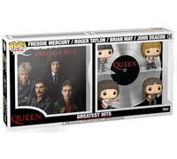 Funko Pop! Albums Deluxe: Queen - Freddie Mercury - Greatest Hits - Figura de Vinilo Coleccionable - Idea de Regalo- Mercancia Oficial - Juguetes para Niños y Adultos - Music Fans