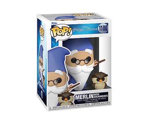 Funko Pop! And Buddy: SitS: Merlin With Archimedes - Sword In The Stone - Figura de Vinilo Coleccionable - Idea de Regalo- Mercancia Oficial - Juguetes para Niños y Adultos - Movies Fans