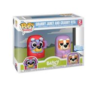 Funko Pop! Animación: Bluey - La Abuela Janet y la Abuela Rita - Pack de 2 - Exclusivo de Amazon - Figura de Vinilo Coleccionable - Producto Oficial - Juguetes para niños y Adultos