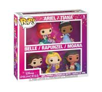 Funko Pop! Animación: Disney - Ariel/Tiana/Belle/Rapunzel/Moana, paquete de 5
