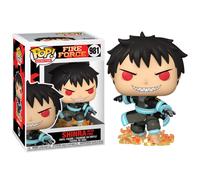 Funko Pop! Animation: Fire Force - Shinra Kusakabe with Fire - Figura de Vinilo Coleccionable - Idea de Regalo- Mercancia Oficial - Juguetes para Niños y Adultos - Anime Fans