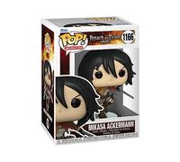Funko POP! Animación Figura de Vinilo - Mikasa Ackerman (Ataque a los Titanes) - Mercancía Oficial