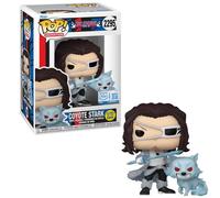 Funko POP! Animation Bleach Coyote Stark con Wolf Buddy, Glow in The Dark Exclusive, #2295, figuras de vinilo de 3.9 y 1.8 pulgadas