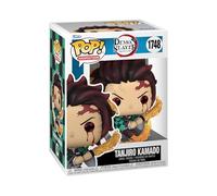 Funko Pop! Animation: Demon Slayer - Tanjiro (Sun Breathing) | Merchandising Oficial de Anime - Figura de Vinilo Coleccionable para Decoración - Regalo Friki de Cumpleaños