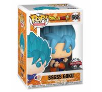 Funko pop! animation: dragon ball super - ssgss goku - figura de vinil