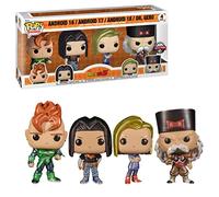 Funko Pop! Animation: Dragon Ball Z - Android 16-4PK - Figura de Vinilo Coleccionable - Idea de Regalo - Mercancia Oficial - Juguetes para Niños y Adultos - Anime Fans