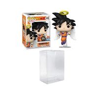 Funko Pop! Animation: Dragon Ball Z - Goku con alas que brillan en la oscuridad Vistas previas exclusivas de persecución incluido con un protector de ático de Byron