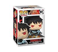 Funko Pop! Animation: Fire Force - Shinra Kusakabe with Fire - Figura de Vinilo Coleccionable - Idea de Regalo- Mercancia Oficial - Juguetes para Niños y Adultos - Anime Fans