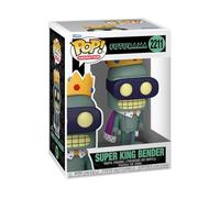 Funko pop! animation: futurama - super king bender - figura de vinilo